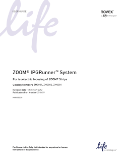 ZOOM® IPGRunner™ System - Thermo Fisher Scientific