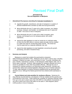 Amendment 64 - Colorado General Assembly
