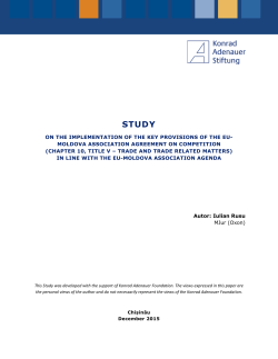 on the implementation of the key provisions of the eu