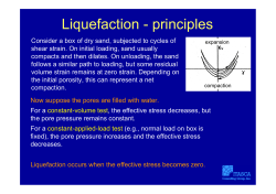 Liquefaction principles, Itasca Consulting Group