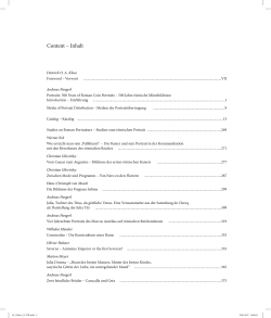 Content &ndash; Inhalt - Roman Numismatic Gallery