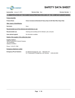 SAFETY DATA SHEET