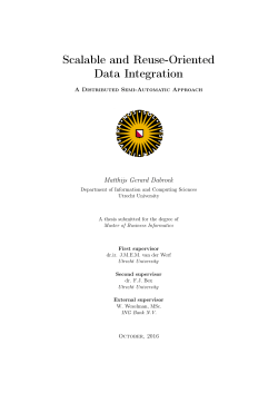 Scalable and Reuse-Oriented Data Integration