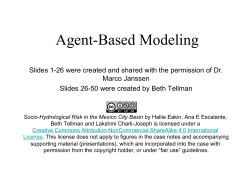 Agent-Based Modeling