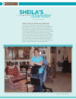 SHEILA`S Stander