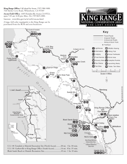 King Range Map - Redwoods.info
