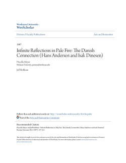 Infinite Reflections in Pale Fire: The Danish