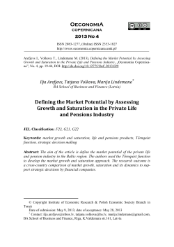OeconomiA Defining the Market Potential by Assessing Growth and