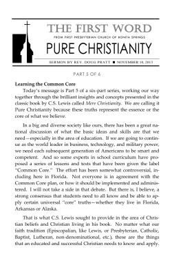 the first word - First Presbyterian Church