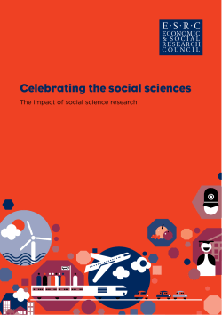 Celebrating the social sciences