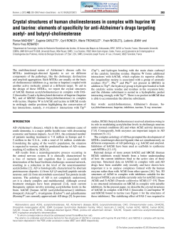 Crystal structures of human cholinesterases in complex with huprine