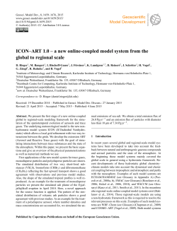 ICON&ndash;ART 1.0 &ndash; a new online-coupled model system from the