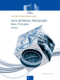 the eurl ecvam search guide