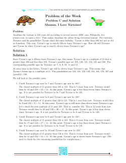 Problem of the Week - Sino Canada School