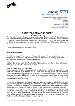 STEPS Information Sheet for participants based in
