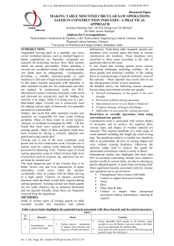 making table mounted circular saw operations safer in construction