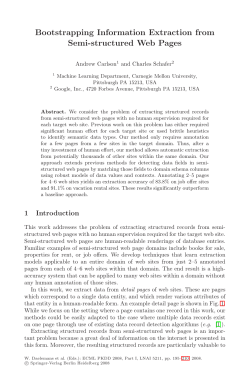 Bootstrapping Information Extraction from Semi
