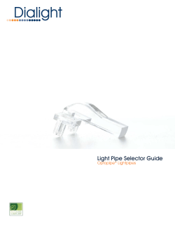 Light Pipe Selector Guide