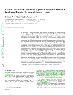 CMB at 2x2 order: the dissipation of primordial acoustic waves and