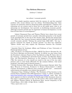 Tax Reform Discourse - American Bar Association