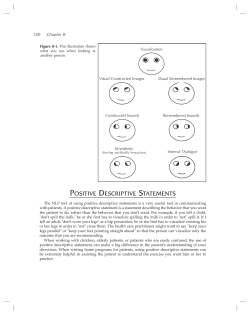 positive descriptive statements