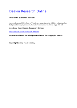 Deakin Research Online