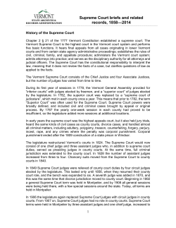 revision history - Vermont Secretary of State