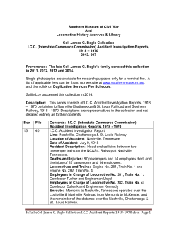 Accident Investigation Reports, 1918