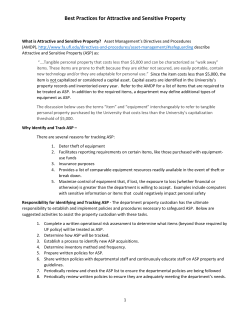Best Practices for Attractive and Sensitive Property