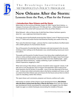 New Orleans After the Storm