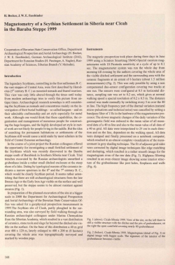Magnetometry of a Scythian Settlement in Siberia near Cicah in the