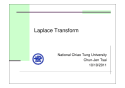Laplace Transform