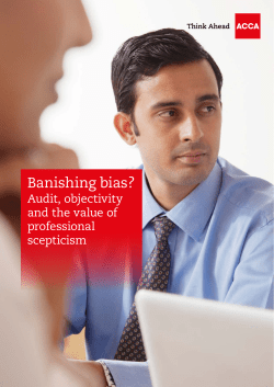 Banishing bias?
