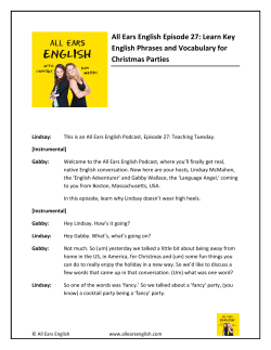 Learn Key English Phrases and Vocabulary for