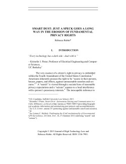 smart dust: just a speck goes a long way in the erosion of