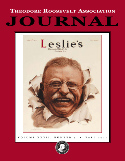 JOURNAL - Theodore Roosevelt Association
