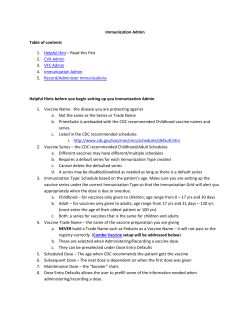 Greenway - American Immunization Registry Association
