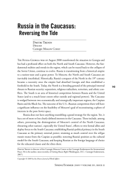 Russia in the Caucasus: