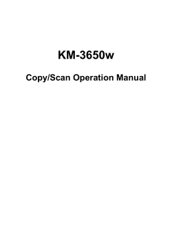 KM-3650w - KYOCERA Document Solutions