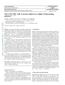 1ES 1741+ 196: a BL Lacertae object in a triplet of interacting