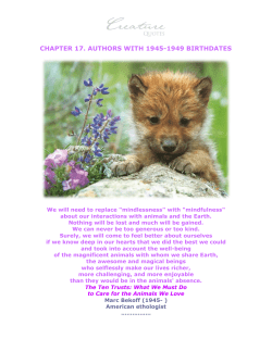 Kim Fabricius - the HOME of Creature Quotes