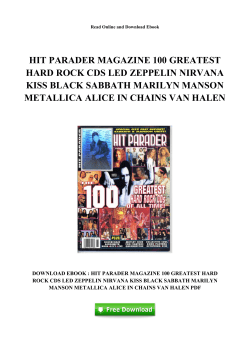 Ebook Hit Parader Magazine 100 GREATEST HARD ROCK CDs