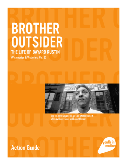 Activist Guide - Brother Outsider