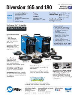 Diversion 165 and 180