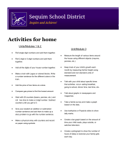Activities for home - Sequim School District