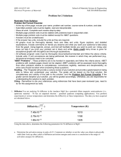 ENGR 497/597: Physical Properties of Materials