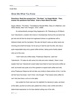 Sample Reading Assesments grade 9