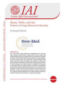 Moats, Walls, and the Future of Iraqi National Identity