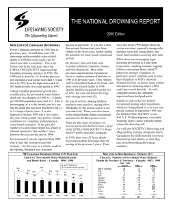 National Drowning Report