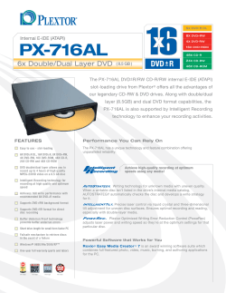 6x Double/Dual Layer DVD ( 8.5 GB )